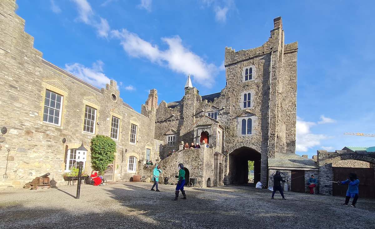 The courtyard at Drimnagh Castle